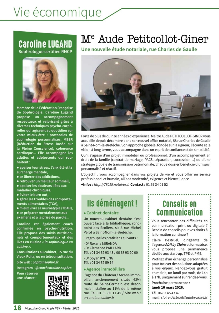 L’étude mise à l’honneur dans le magazine municipal GRAND ANGLE